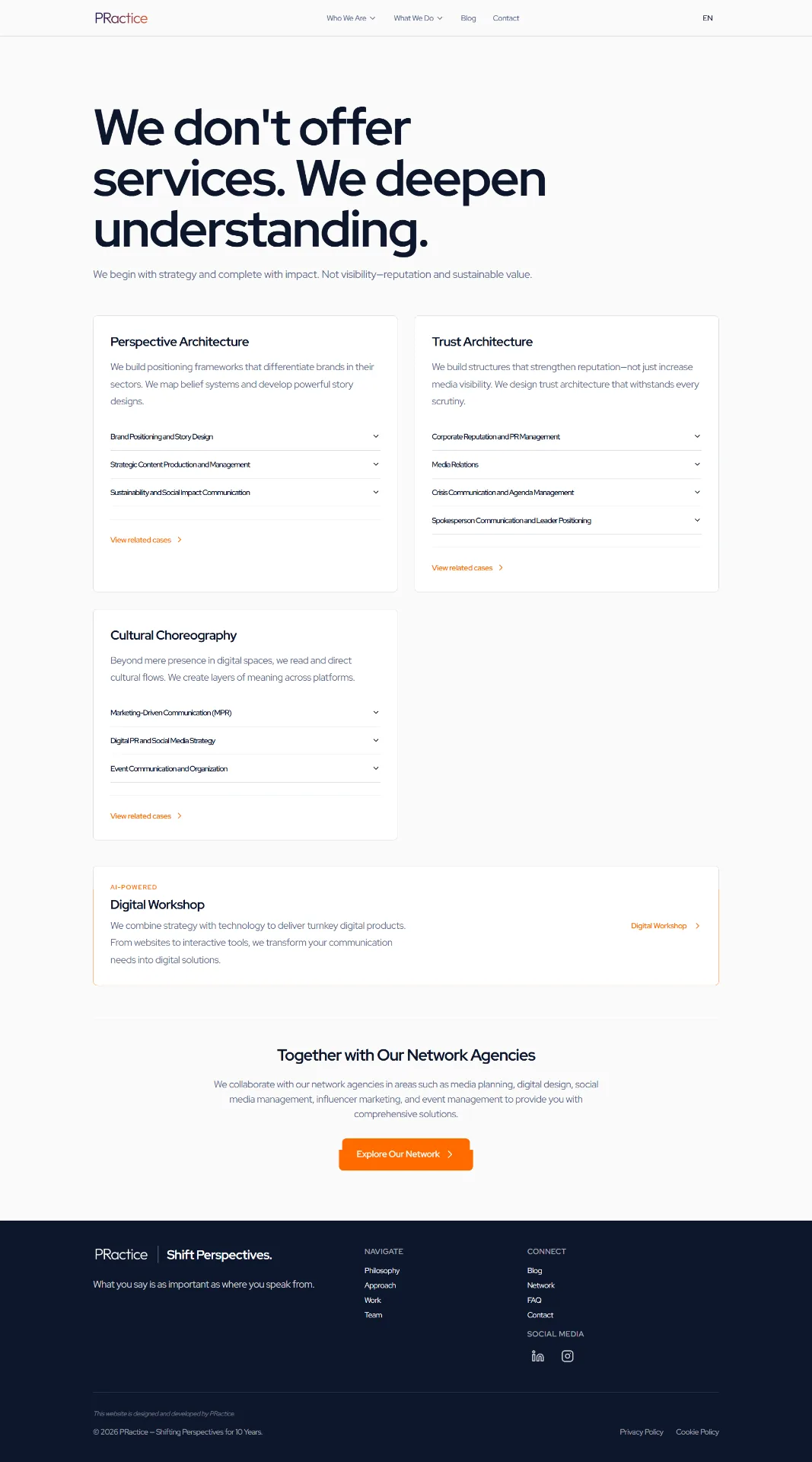Approach — Perspective & Trust Architecture